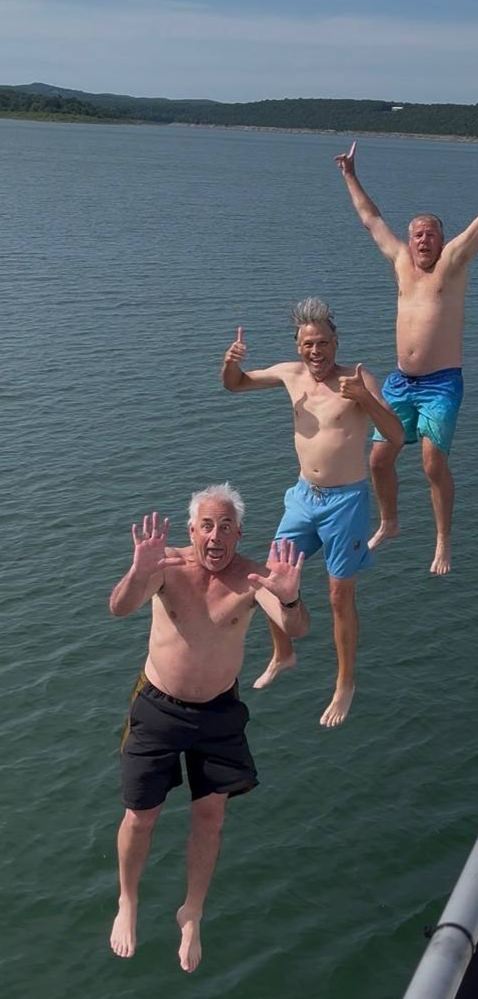 Proof that retirement keeps you young. Or at least airborne.