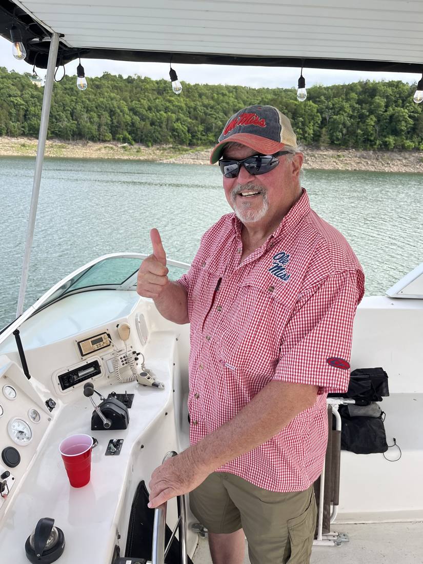 All systems go at the helm.
